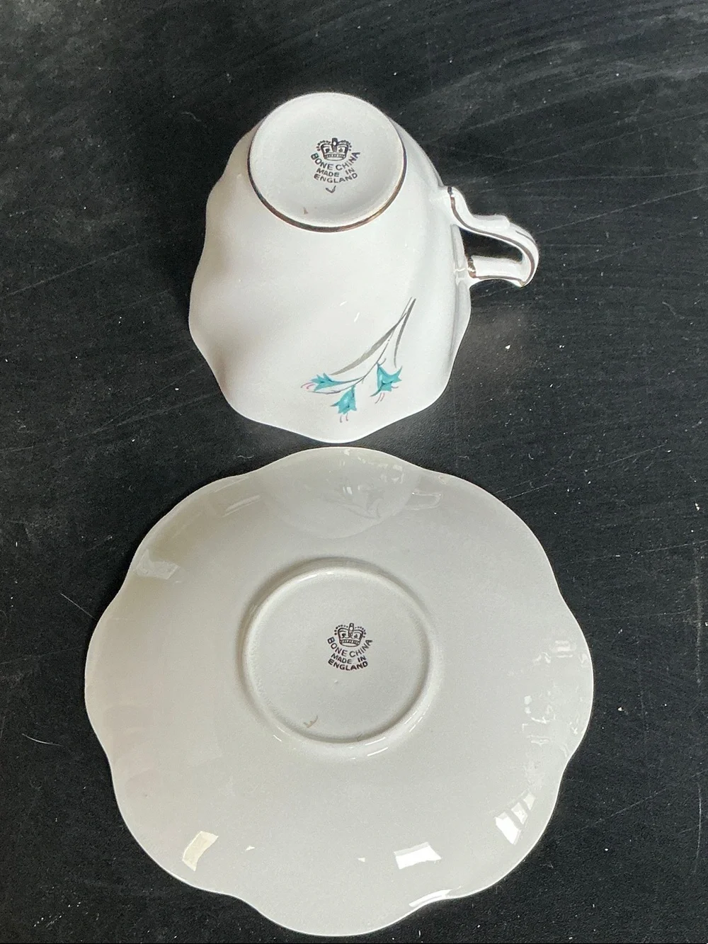 Vintage Floral Porcelain Teacup and Saucer Sets